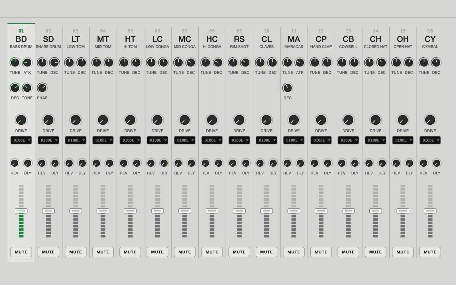 8A8, Full Control skin, light theme