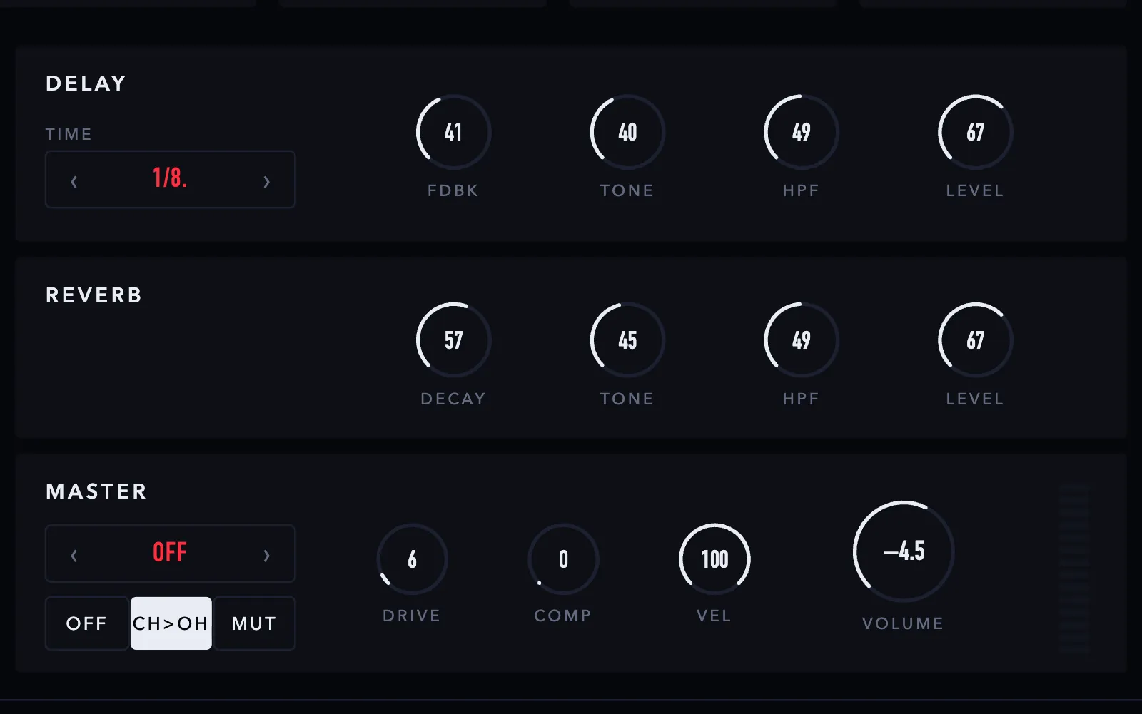 6A6, Long Exposure skin, dark theme