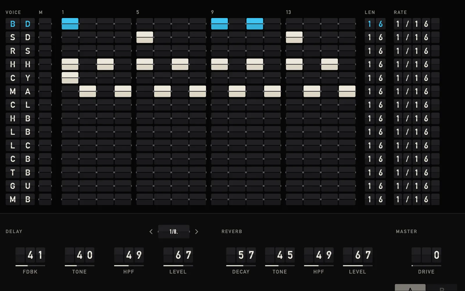 CA-78, Departures skin, dark theme