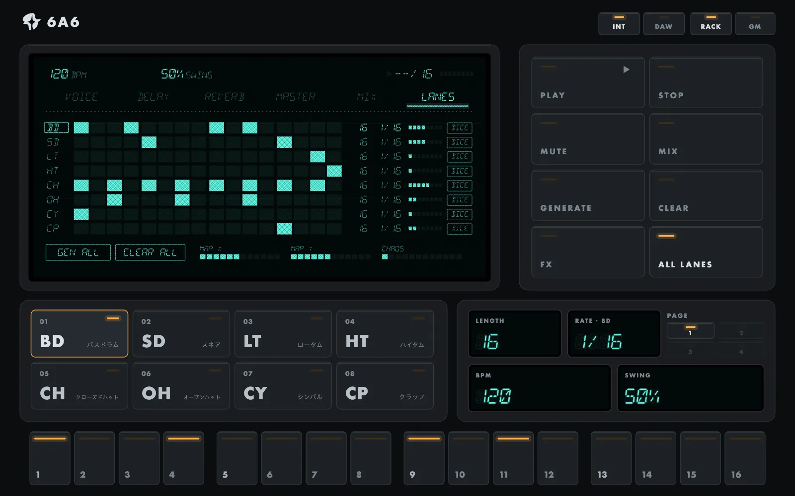 6A6, Tyrell skin, dark theme