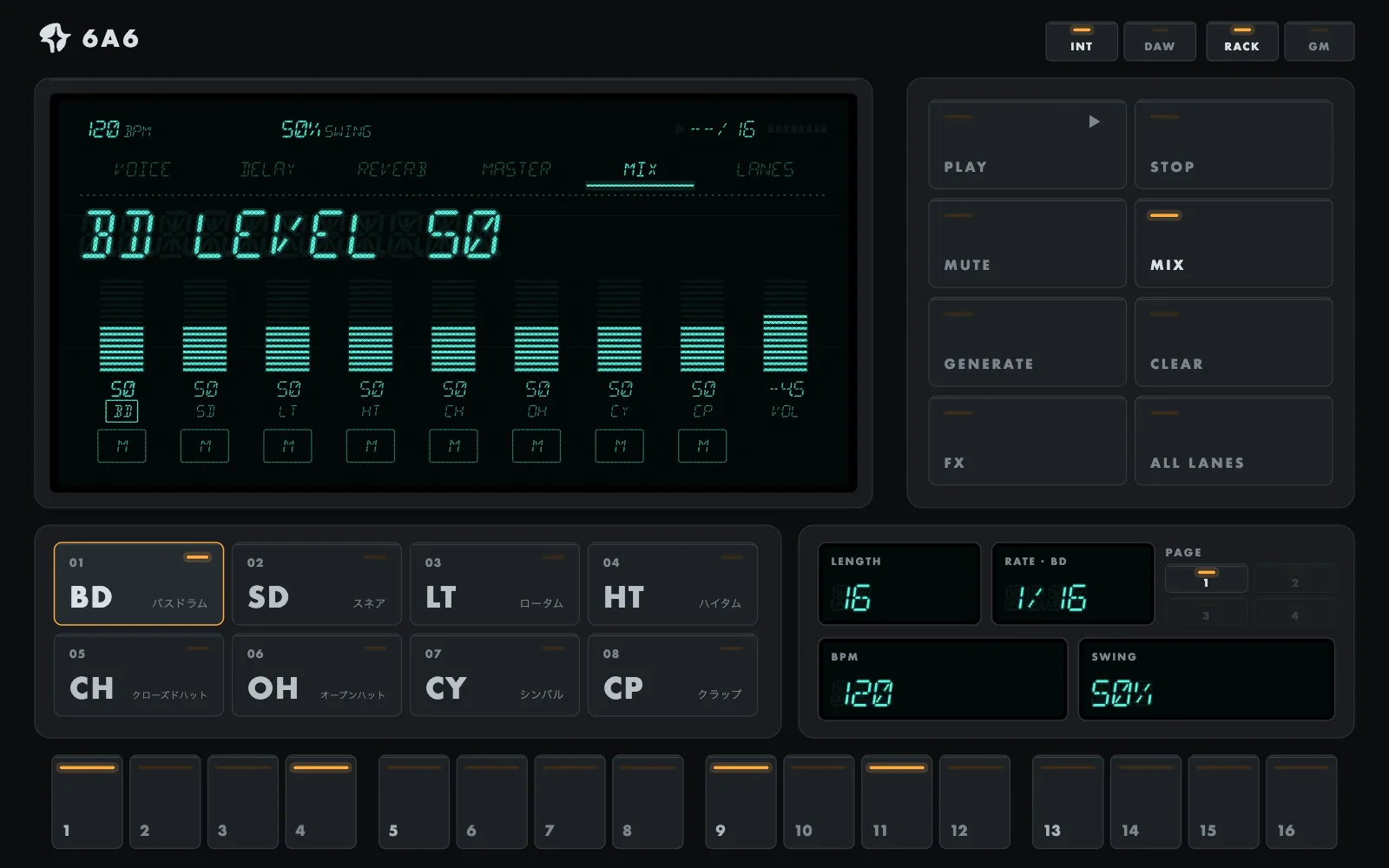 6A6, Tyrell skin, dark theme