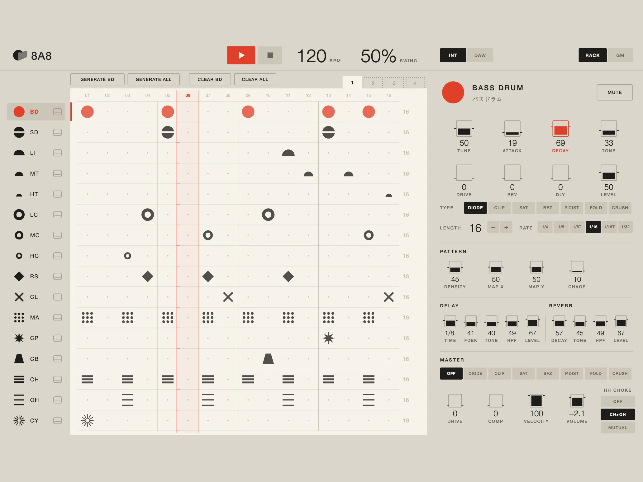 8A8, Hanko skin, light theme