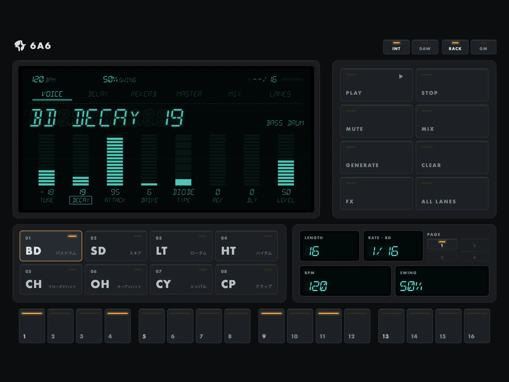 6A6, Tyrell skin, dark theme