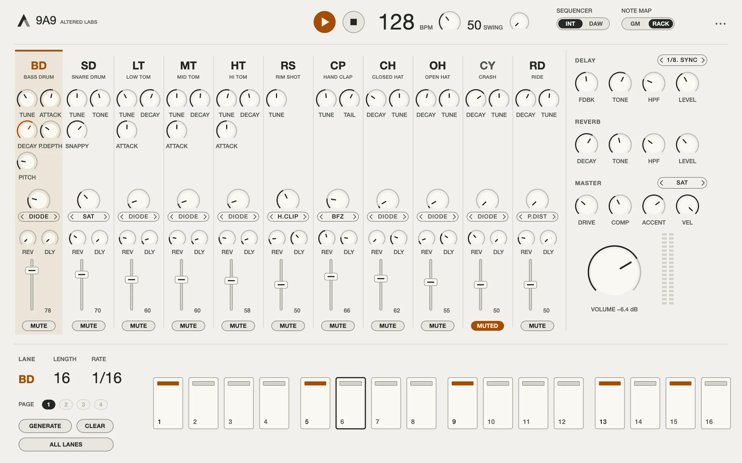 9A9, Lumen skin, light theme