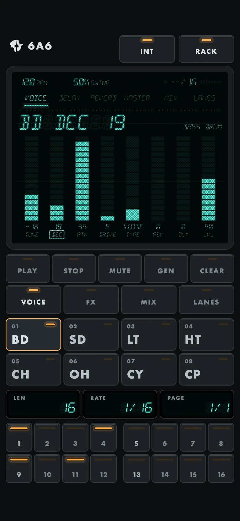 6A6, Tyrell skin, dark theme