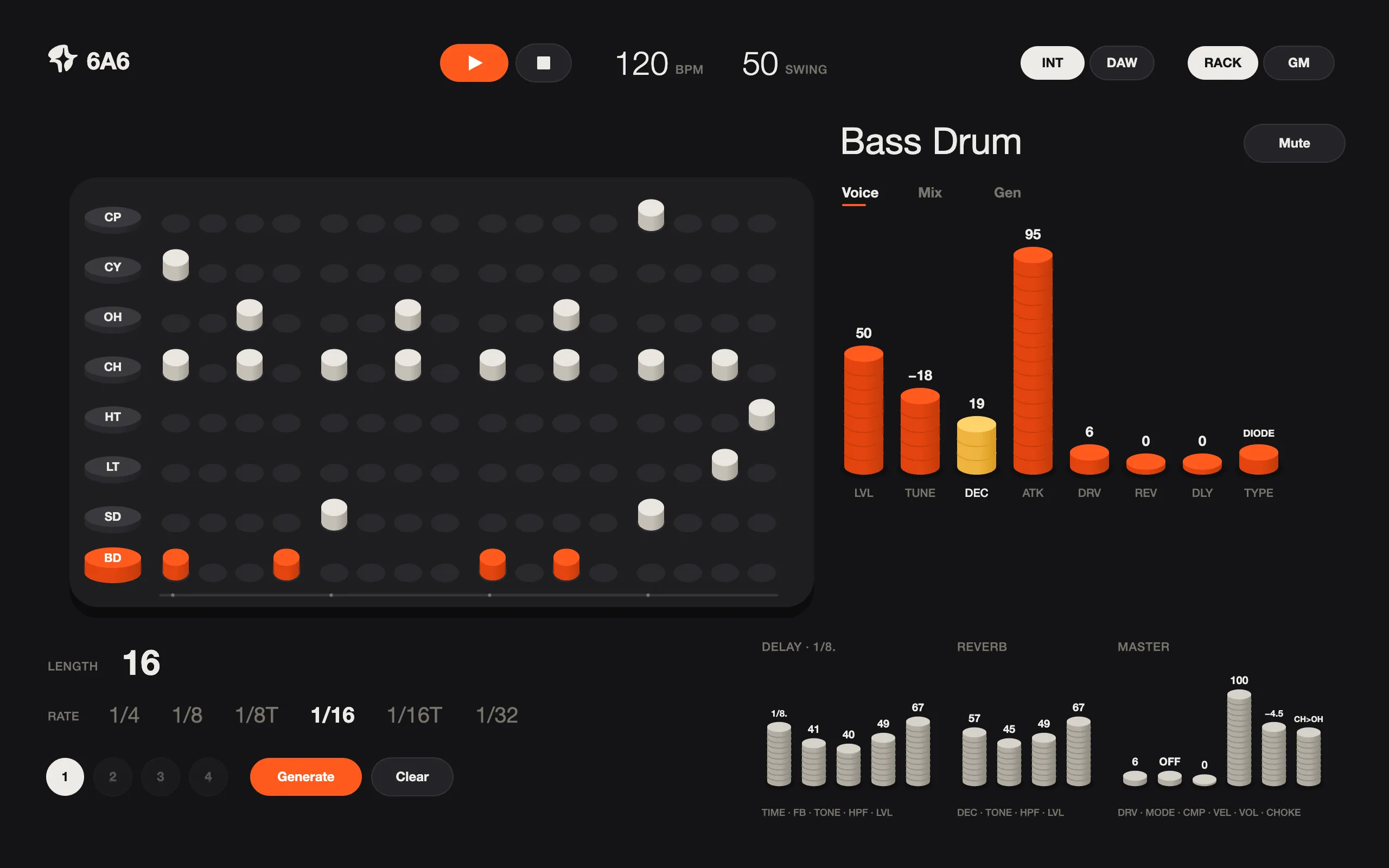 6A6, Pucks skin, dark theme