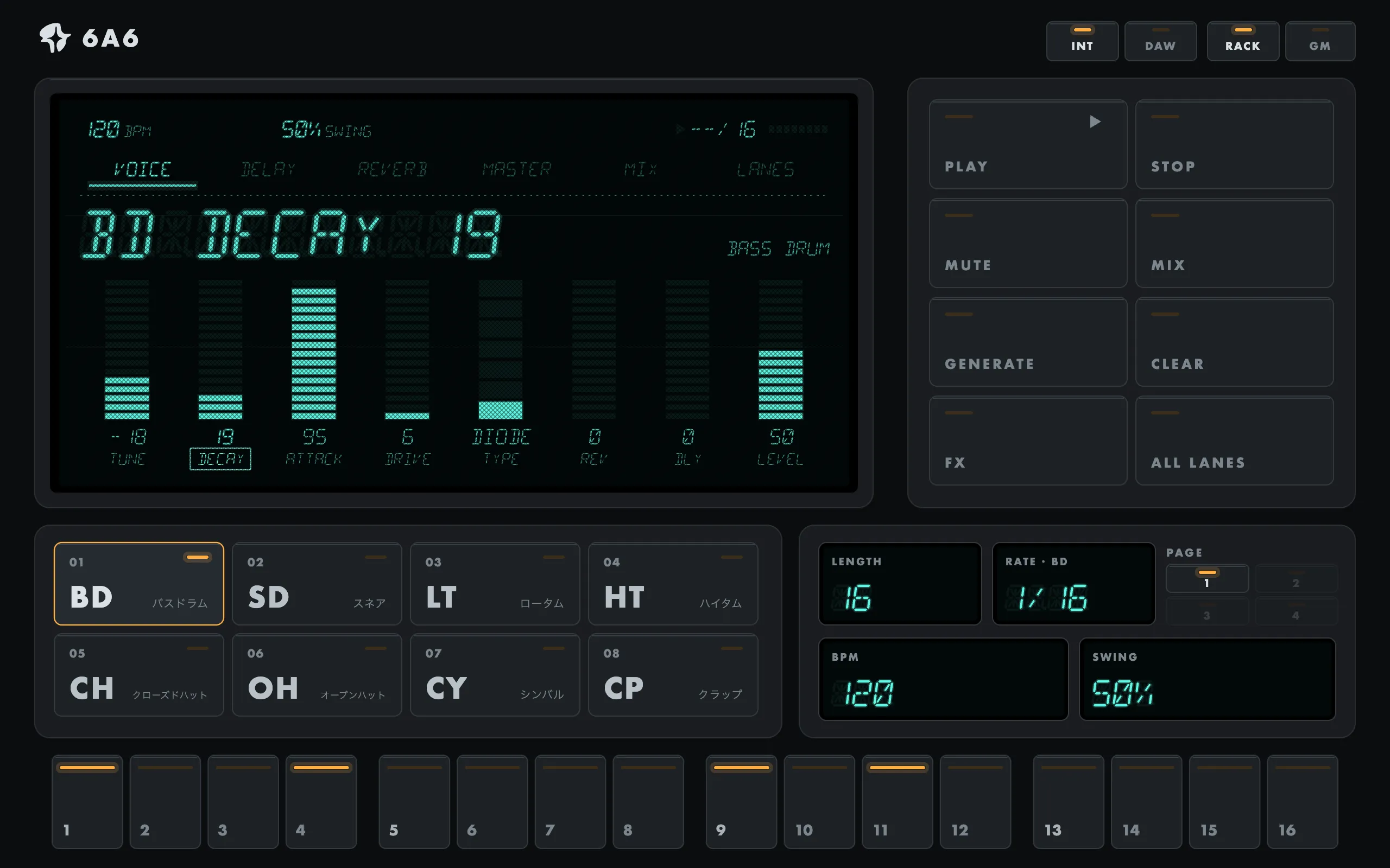 6A6, Tyrell skin, dark theme