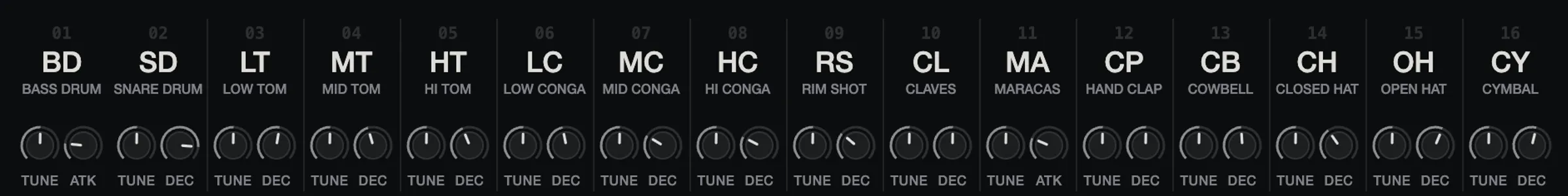 8A8, Full Control skin, dark theme